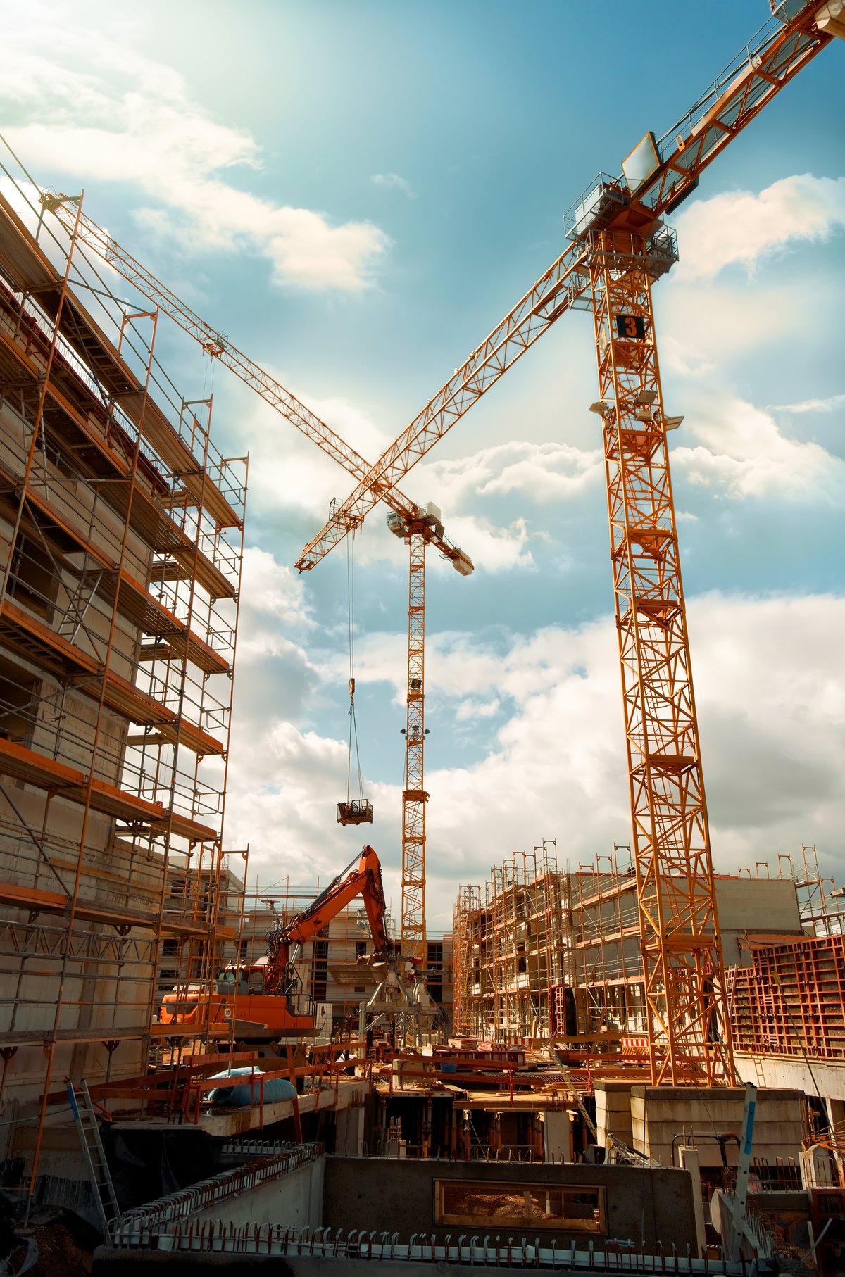 Chantier de construction d'infrastructures E-MOTRICS Africa